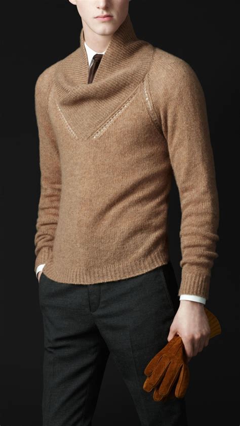 grey burberry collared sweater|burberry men's sweater on sale.